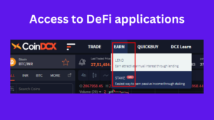 Access to DeFi applications