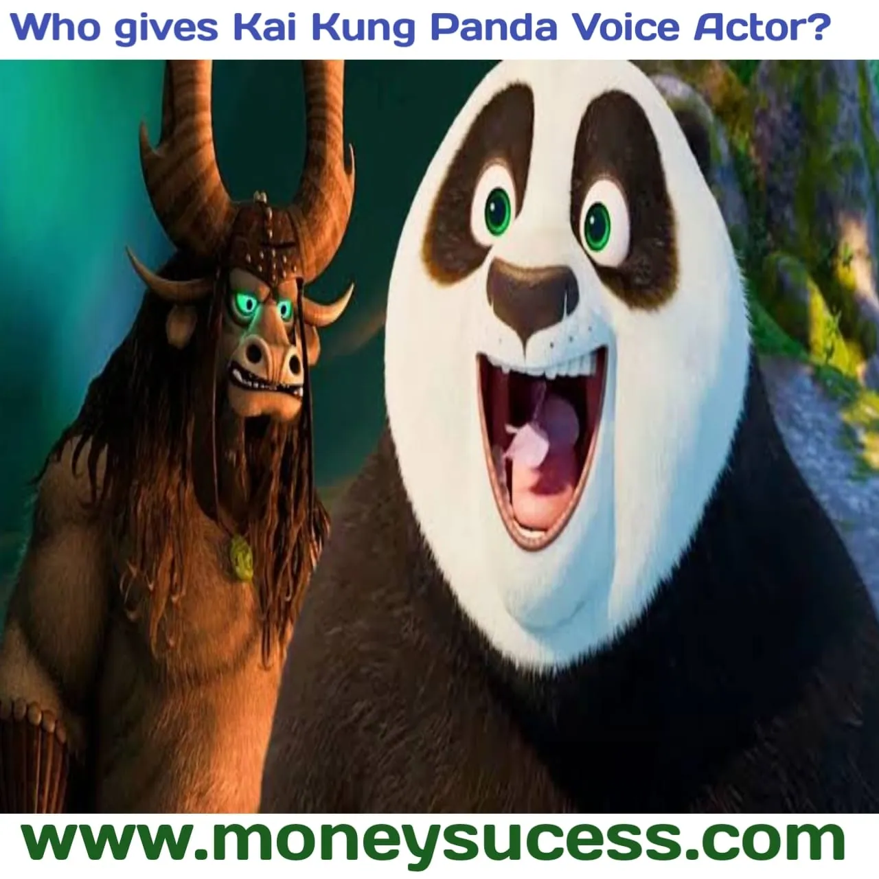 Kai Kung Fu Panda Voice Actor