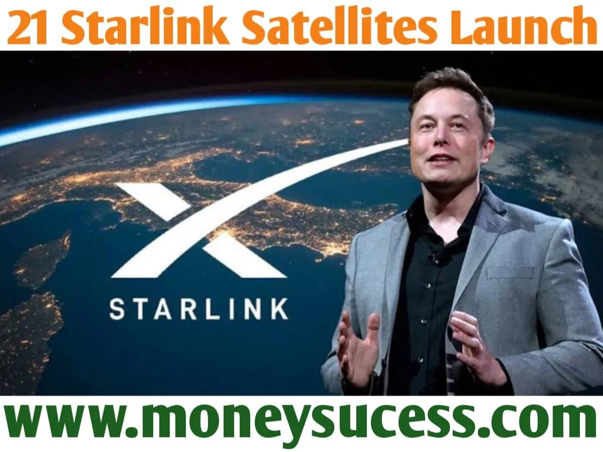 21 Starlink Satellites Launch