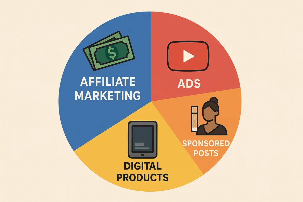 Monetization methods for blogs: How Moneysucess.com earns $5k/month through ads, affiliates, and digital products