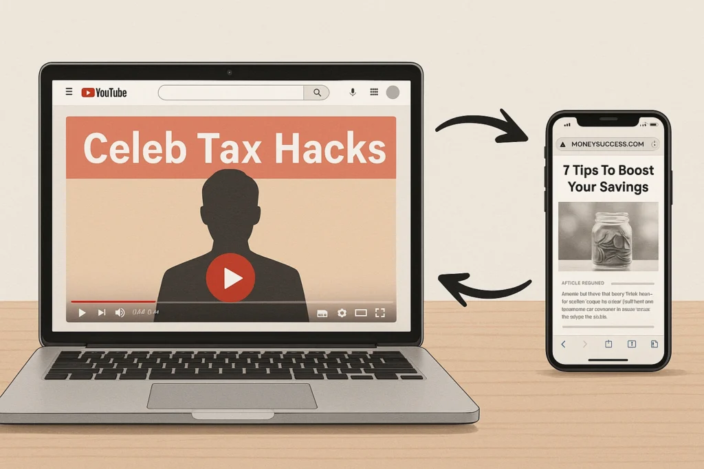 Using YouTube automation to drive traffic to your blog, as done by Moneysucess.com