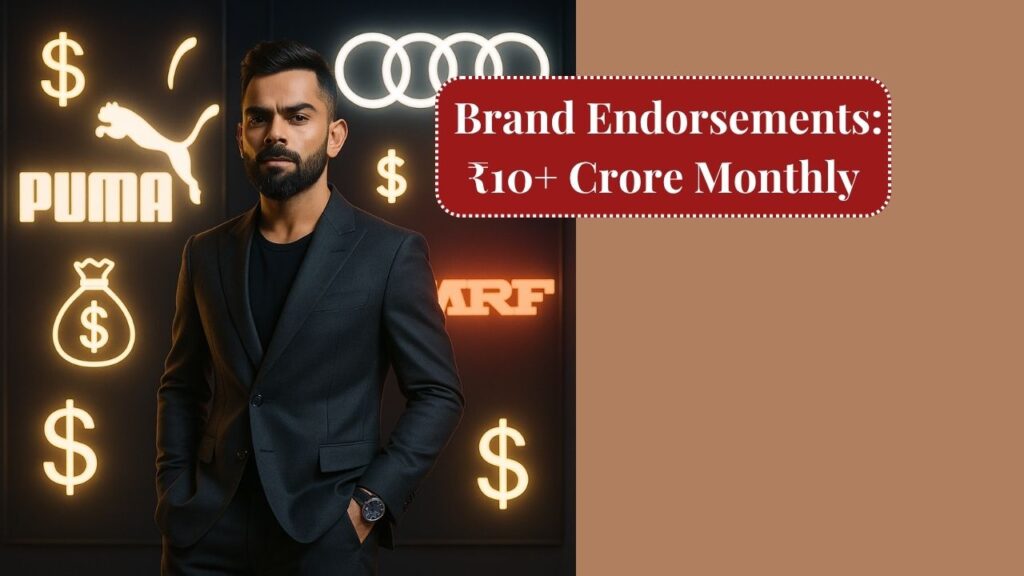 Brand Endorsements: ₹10+ Crore Monthly