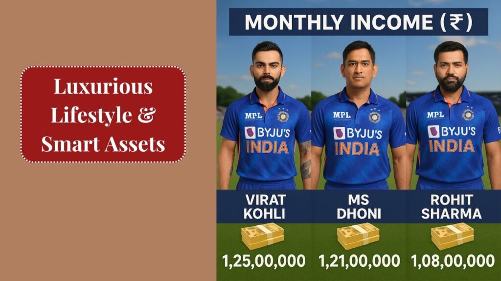 Is Virat Kohli richer than MS Dhoni or Rohit Sharma?